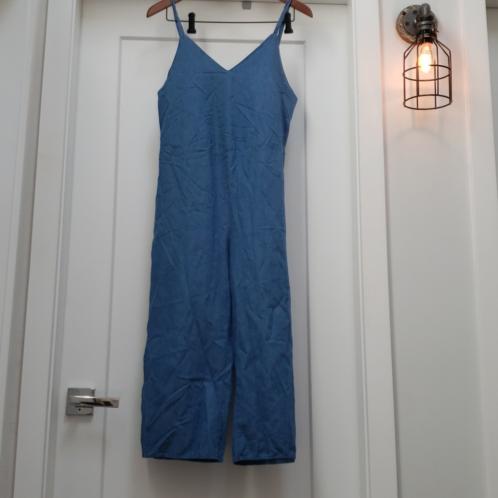 Chambray jumpsuit